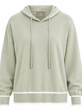 SOIA & KYO Hooded Light Green Sweater Size XS